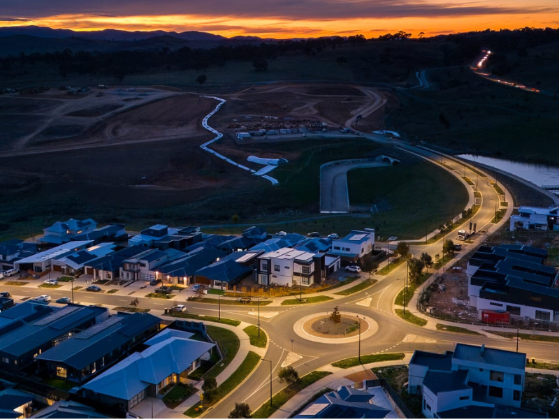 Canberra aerial view