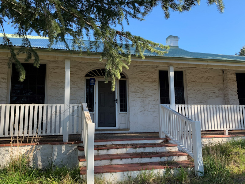 Gold Creek Homestead stairs