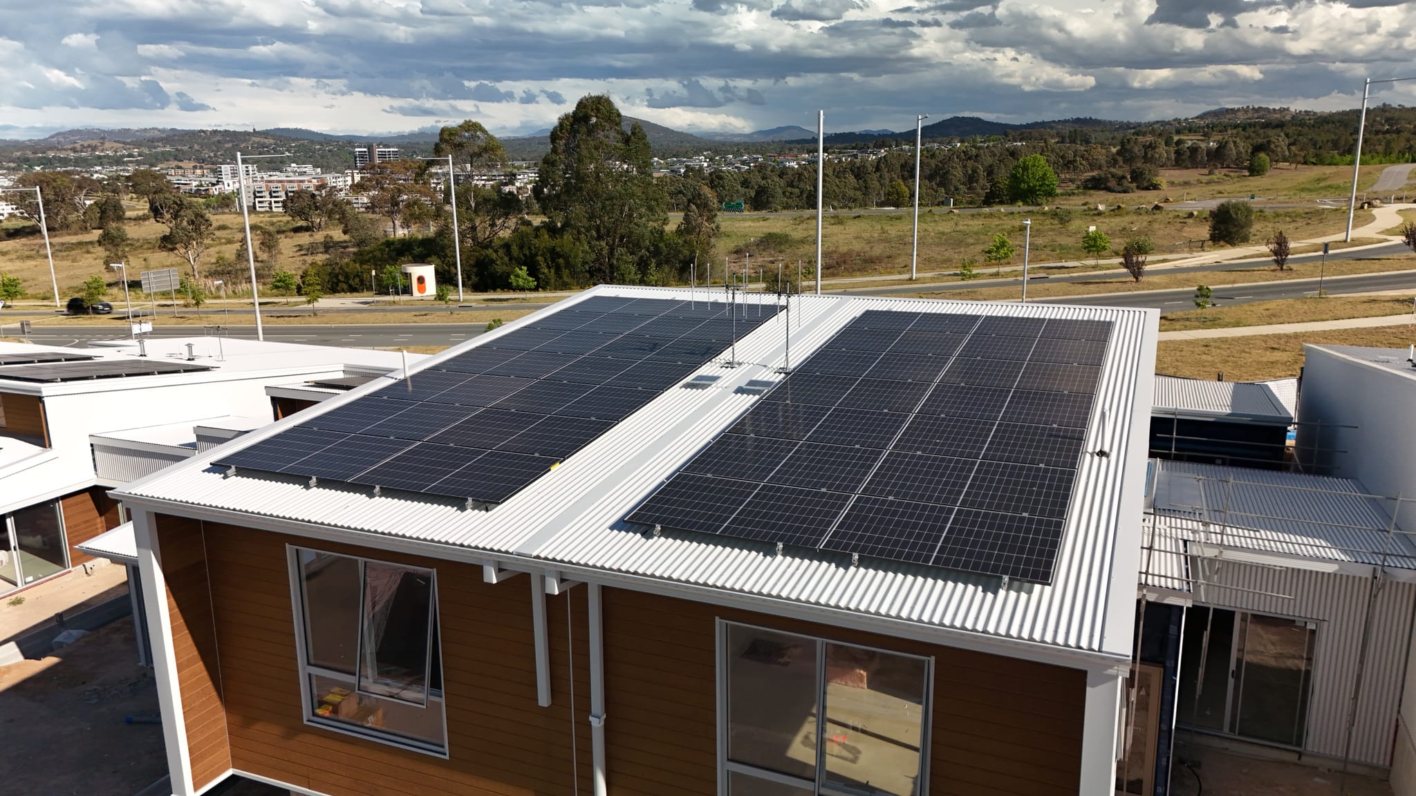 Solar panels on homes