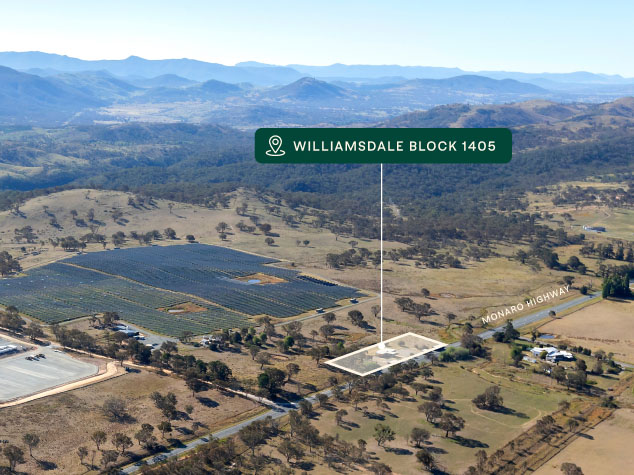 Aerial view of Williamsdale